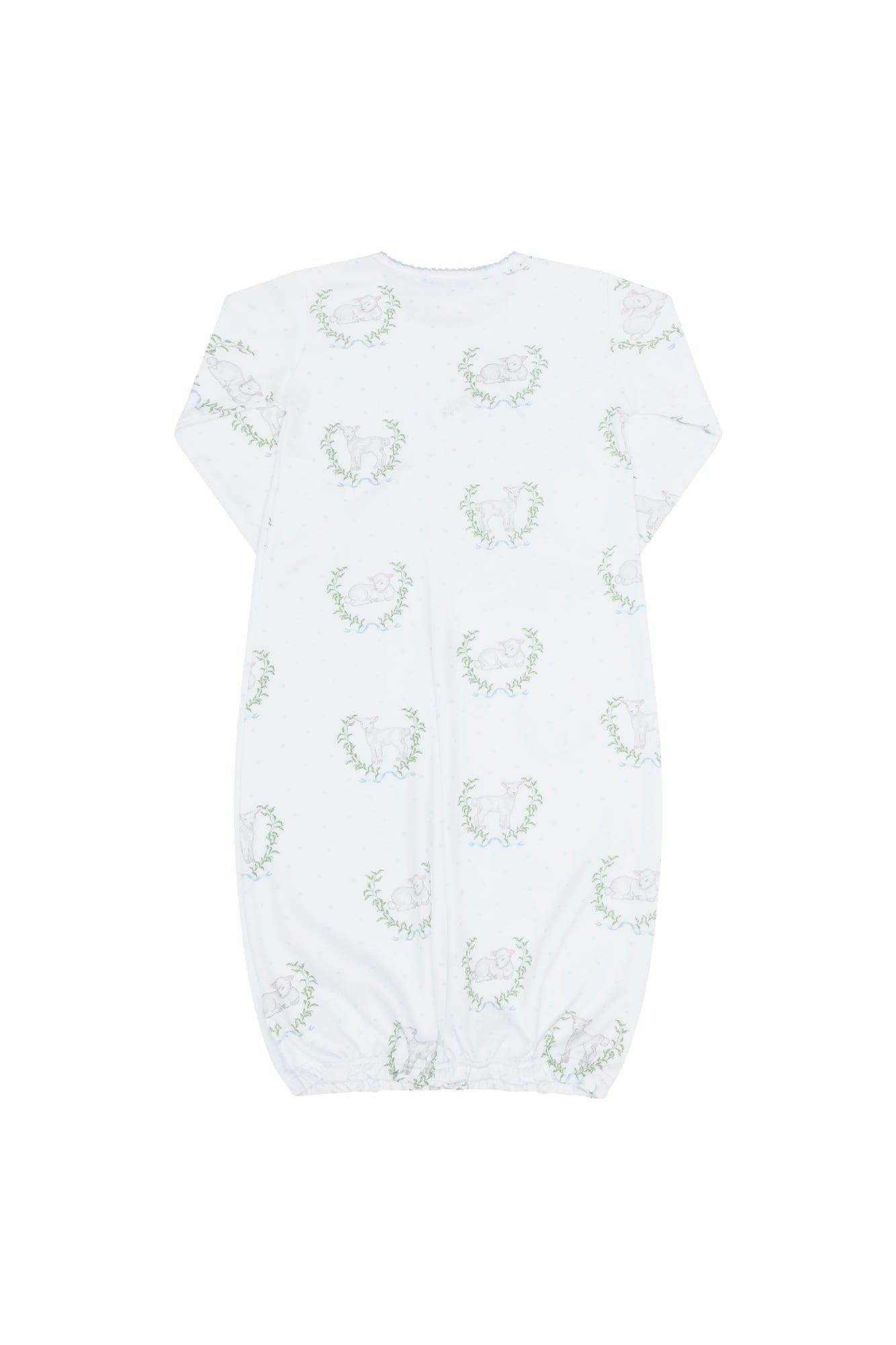 Image of Blue Lamb Print Gown